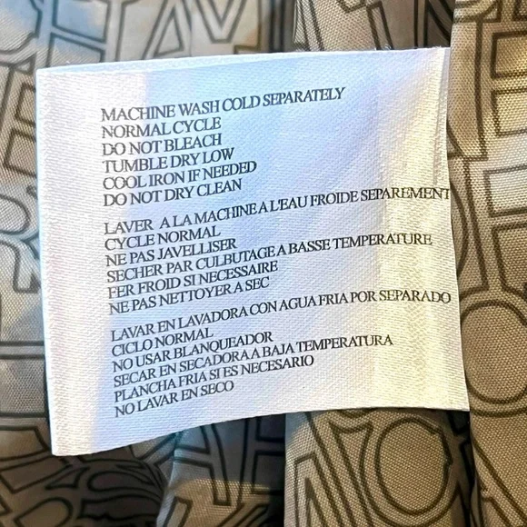 Michael Kors water-resistent Anorak Olive Green Women's Belted Jacket size M - Picture 9 of 10